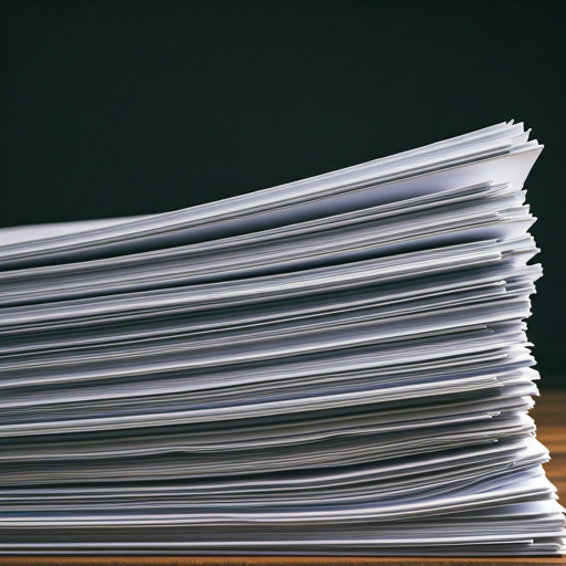 Stack of official government approval documents bound together with legal style text visible